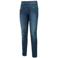 Wild Country - Pantaloni da arrampicata stretch - Session W Denim Light Blue Jeans per Donne in Cotone - Taglia M