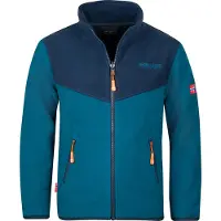 TROLLKIDS Kids Oppdal Jacket XT Giacca in pile Bambini (152, blu)