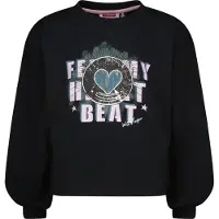 Vingino Girls Jeanin T-shirt Deep Black Taglia: 12 | T-shirt Outlet | Unisex | Nero