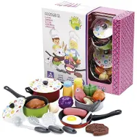 Tachan Set Di Utensili Da Cucina Metallici Colorati 22 Pezzi