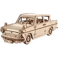 Ugears Gioco Di Costruzione Modello Meccanico In Legno Ford Anglia Volante