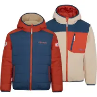 TROLLKIDS Kid's Sandvika Turnover Jacket Giacca in pile Bambini (110, variopinto)