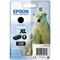 Epson Cartuccia stampante 26XL (C13T26214012) - Nero Alta capacità