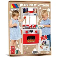 MOLTO La Mia Prima Cucina In Legno Con 10 Accessori 73x23.5x34 Cm