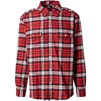 The Kooples Long-sleeved Checked Shirt Black-red-white Taglia: L | Camicie Casual Outlet | Uomo | Nero