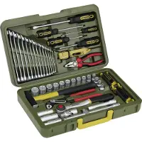 Proxxon Industrial PKW- und Universalwerkzeugkoffer 47-teilig, umfangreiches Werkzeug-Set