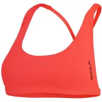 Speedo Top Bikini Solid Convertible