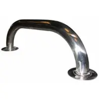 AstralPool Corrimano Ø Con Flange Di Fissaggio Acciaio Inossidabile 43mm 0.5m