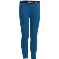 Icebreaker Kids 200 Oasis Leggings Intimo lana merinos Bambini (92, blu)