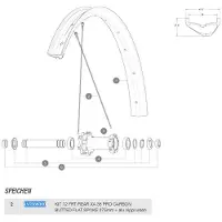 Mavic Raggi Xa 35 Pro Carbon Butted Flat 27.5 12 Unità