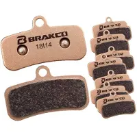 Brakco Pastiglie Freno A Disco Sinterizzate Trp Quadiem &amp; Shimano Xtr/xt/deore/zee/saint 25 Paia