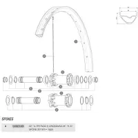 Mavic Raggi Sinistri E-crossmax 29 14 Unità