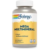 Solaray Capsule Mega Multi Mineral 120 Unità