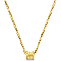 Police Moderno collana placcata oro z oceli Rondelle PEAGN0001903