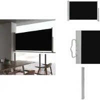vidaXL Tenda laterale estensibile 60×300 cm nera - Ombrelloni e tende da sole