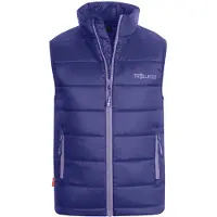 TROLLKIDS Kids Trondheim Vest Gilet sintetico Bambini (176, blu)