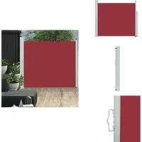 vidaXL Tenda laterale estensibile 100x300 cm rosso - Ombrelloni e tende da sole