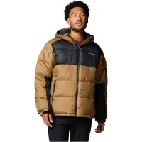 Columbia - Piumino isolante con cappuccio - Pike Lake II Hooded Jacket Delta, Black per Uomo in Poliestere Riciclato - Taglia L - Marrone