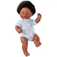 Berjuan Bambola Neonato Africano 7058 38 Cm