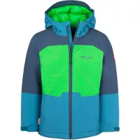 TROLLKIDS Kid's Hardanger Jacket Giacca invernale Bambini (128, blu)