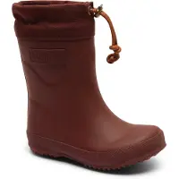 Bisgaard Kid's Thermo Stivali di gomma Bambini (25, marrone/rosso)