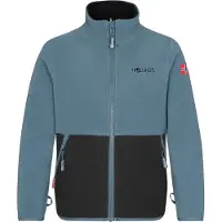 TROLLKIDS Kid's Storfjord Jacket Giacca in pile Bambini (116, grigio)