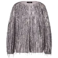 Ibana Folette - Party Tops Grey Fringed Taglia: 42 | Magliette intime Outlet | Donna | Grigio