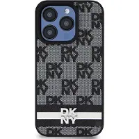 DKNY Custodia Per Telefono Dkhcp15xpcptssk Iphone 15 Pro Max 6.7 Leather Checke Mono Pattern&printed Stripes