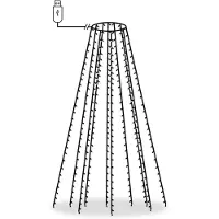 vidaXL Rete luminosa per albero di Natale con 250 LED Multicolore 250 cm