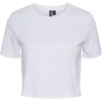 Pieces T-shirt Cropped | Bianco | L