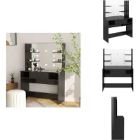 vidaXL Tavolino da toilette con illuminazione a LED 100x40x135 cm MDF - Tavolini da toilette