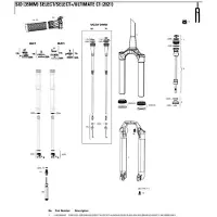 RockShox Ponte E Barre Sid Sl/ultimate 44 Offset 35 Mm