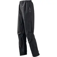 Vaude Women's Fluid Pants Pantaloni antipioggia Donna (42 - Regular, nero)