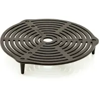 Petromax Cast Iron Stacking Grate (Ø 23 cm, nero)
