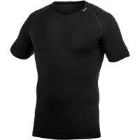 Woolpower Lite Tee Intimo lana merinos (XS, nero)