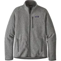 Patagonia - Pile caldo e confortevole - M's Better Sweater Jkt Stonewash per Uomo in Poliestere Riciclato - Taglia S - Grigio