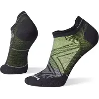 Smartwool Performance Run Zero Cushion Low Ankle Calze da running (38-41, nero)