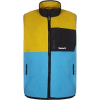 Timberland Smanicato Uomo Sherpa Fleece Vest Golden Palm/sea Of Belize