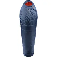 Haglöfs Tarius -18 Sacco a pelo sintetico (205 cm, blu/ tangerine)