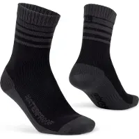 Gripgrab Waterproof Merino Thermal Sock Calze da ciclismo (36-38 - S, nero/grigio)