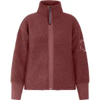 Didriksons Women's Mella Full-Zip 3 Giacca in pile Donna (38, rosso)