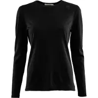 Aclima Women's Lightwool Undershirt Long Intimo lana merinos Donna (XL, nero)