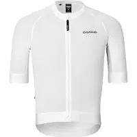 Gripgrab PACR Short Sleeve Jersey Maglietta da ciclismo Uomo (XL, bianco)