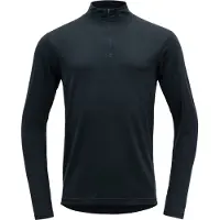 Devold Breeze Half Zip Neck Intimo lana merinos Uomo (S, nero)