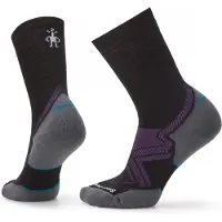 Smartwool Women's Run Cold Weather Targeted Cushion Crew Calze da running Donna (42-45, nero)