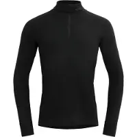Devold Duo Active Zip Neck Intimo lana merinos Uomo (XXL, nero)