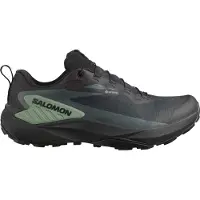 Salomon - Scarpe trail in GORE-TEX - Genesis GTX Black/Agave Green/Urban Chic per Uomo - Taglia 46 - Nero