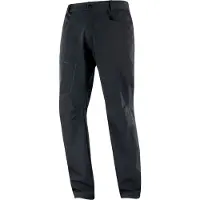 Salomon - Pantaloni di escursionismo caldi - Wayfarer Warm Pants M Deep Black per Uomo - Taglia 48 FR - Nero