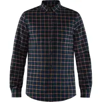 Fjällräven Övik Flannel Shirt Camicia Uomo (XXL, nero)