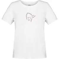 Norrøna Women's /29 Cotton Viking T-Shirt T-shirt Donna (L, bianco)